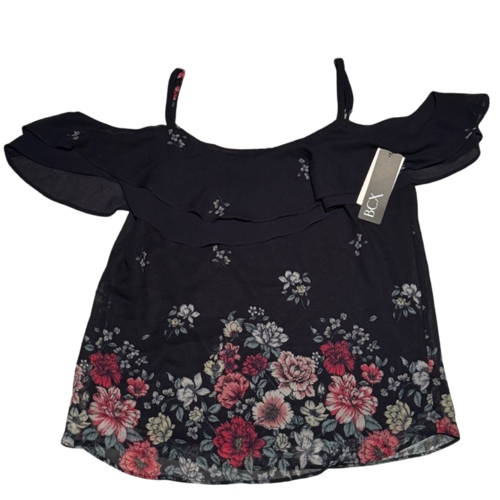 Women’s off the shoulder floral blouse